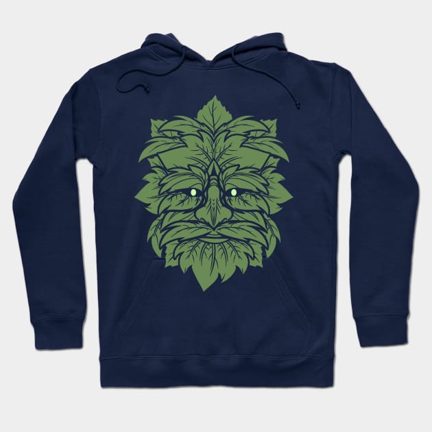 TRADITIONAL CELTIC WICCA PAGAN GREENMAN T-SHIRT AND MERCHANDISE Hoodie by ShirtFace